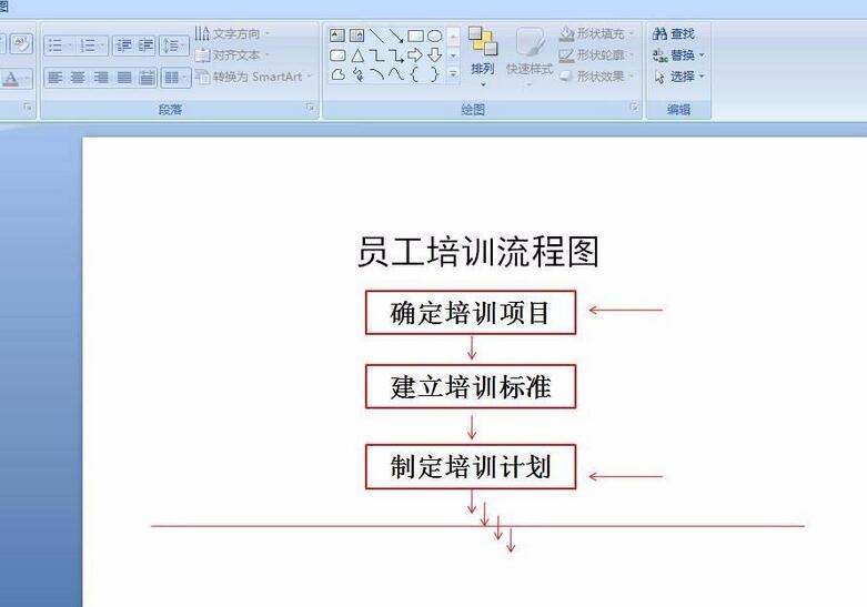 PPT怎样设计员工培训流程图 PPT设计员工培训流程图的详细步骤