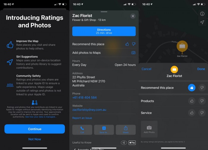 苹果地图将迎来原生评分系统以及景点照片上传功能