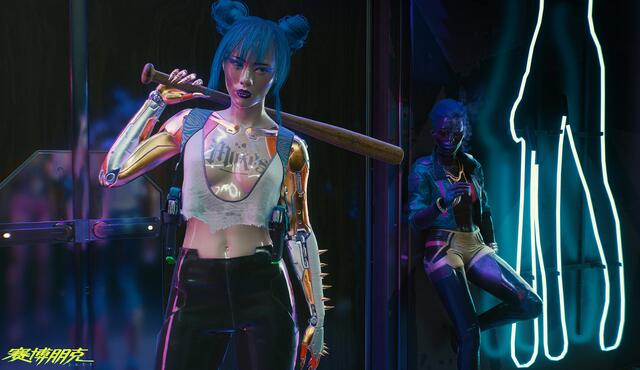 《赛博朋克2077》官方发布新截图 展示游戏中的莫克斯帮派