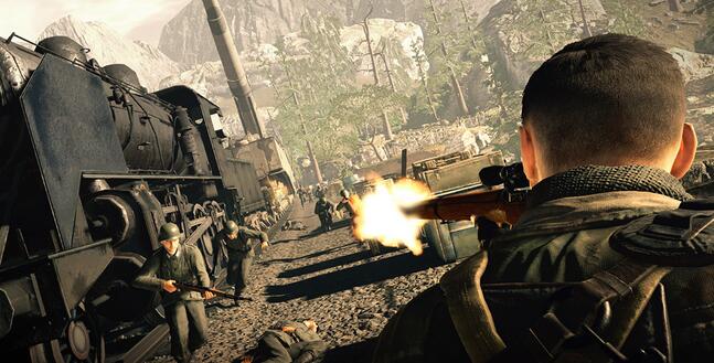 本周二 GSE宣布《狙击精英4》会追加推出PS4中文版