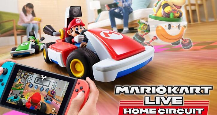 《马里奥赛车实况：家庭赛车场》10月16日发售：体验有趣的AR玩法