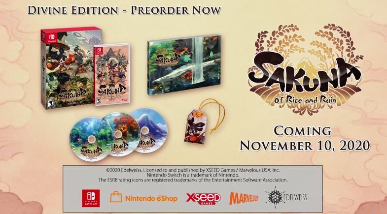 《天穗之咲稻姬》什么时候出 上市时间11月