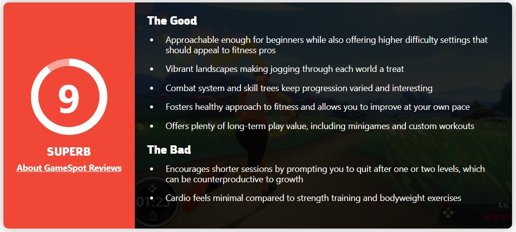 《健身环大冒险》进行评测 运动与游戏完美结合