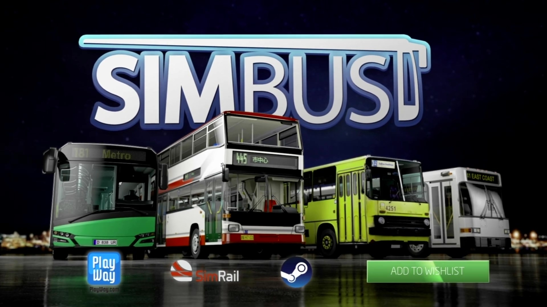 《巴士模拟器》正式上架Steam平台 支持中文