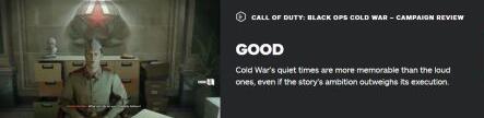 IGN给《使命召唤17：黑色行动5》打出高分：体验平静的时光