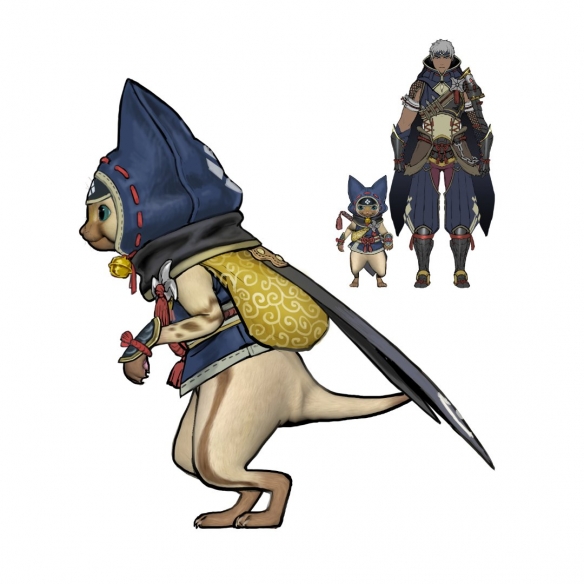 《怪物猎人：崛起》再次公布新设定图 猎人与艾露猫