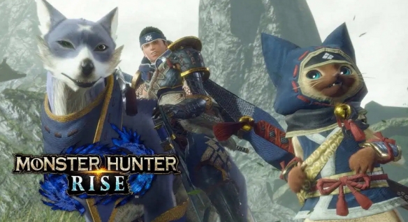 《怪物猎人：崛起》再次公布新设定图 猎人与艾露猫