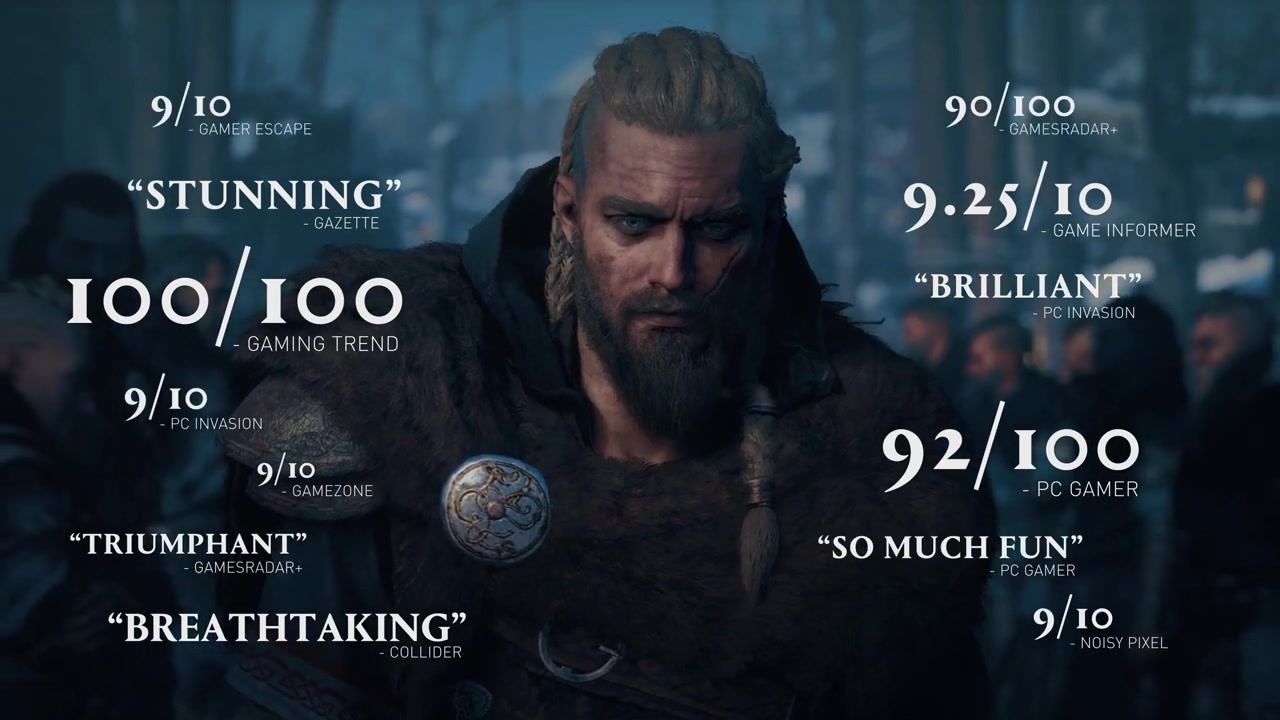 《刺客信条：英灵殿》将于11月12日在PlayStation 5平台发售