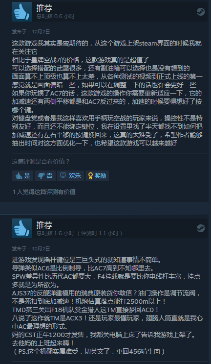 特别好评《僚机计划》正式登陆Steam 支持简中
