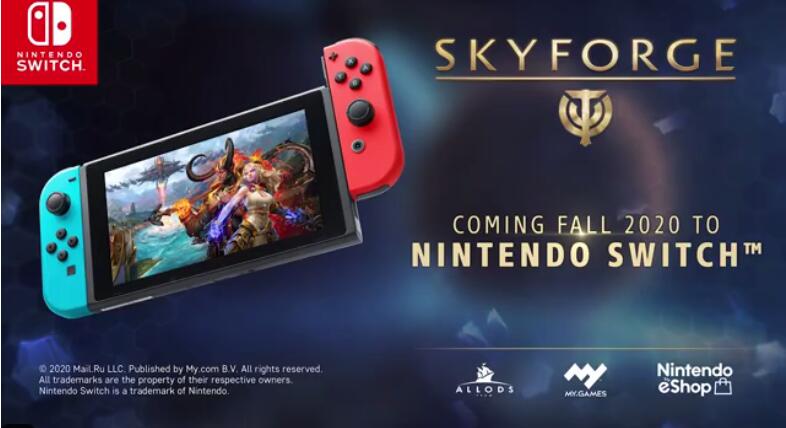 免费游戏《天铸》2021年2月4日登陆Switch