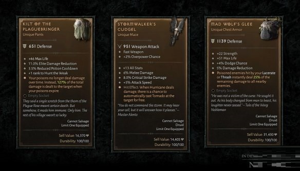 《暗黑4》第四季度更新：淡化装备影响 加强职业特色