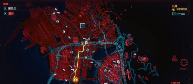 赛博朋克2077地图任务点位置详解 赛博朋克2077服务点在哪