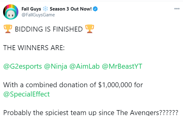 《糖豆人：终极淘汰赛》12月26日推出新皮肤野兽先生