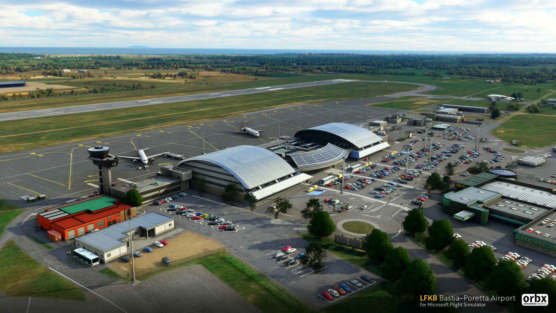《微软飞行模拟》推出巴斯蒂亚机场插件包