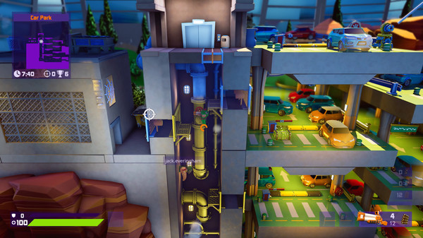 卡通策略游戏《百战天虫：大混战》正式上线Steam