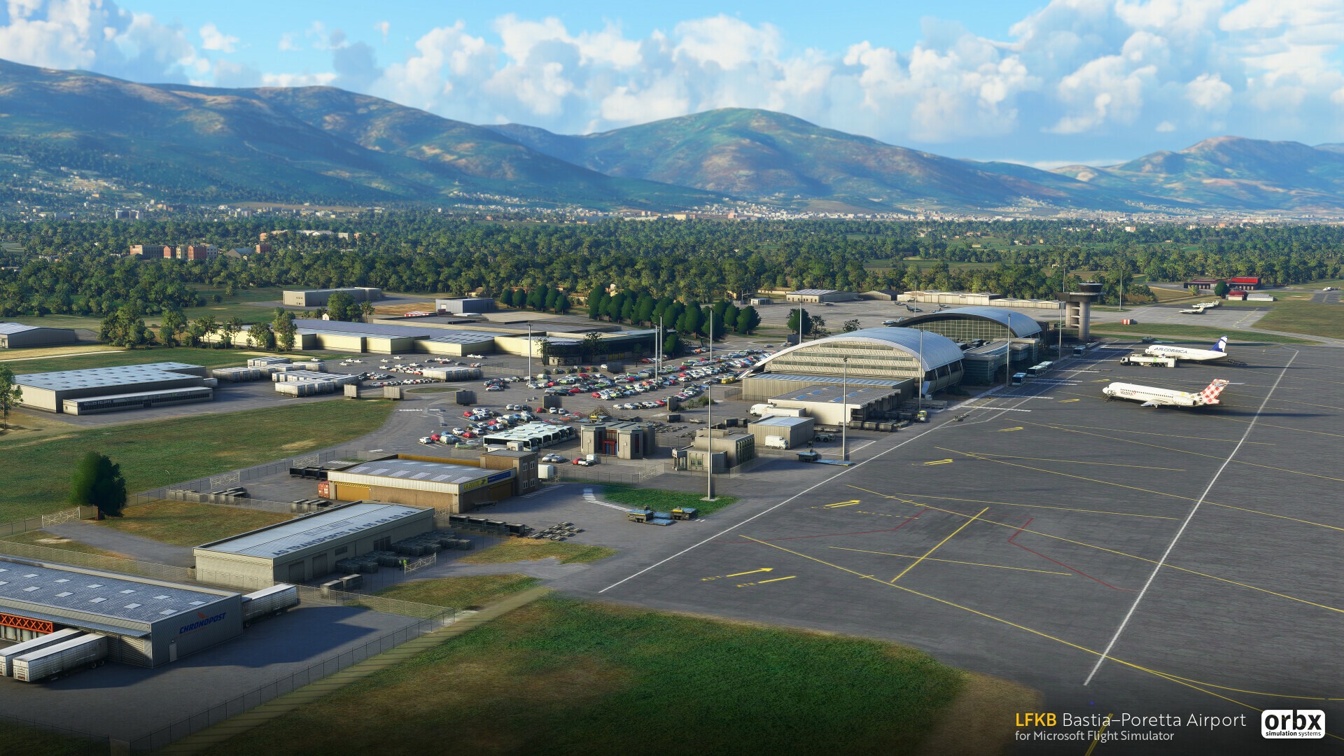 《微软飞行模拟》推出巴斯蒂亚机场插件包