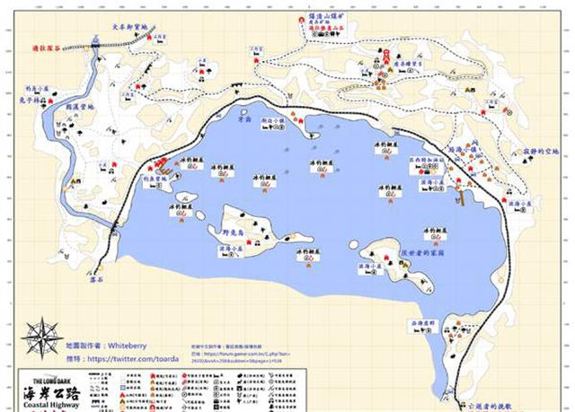 漫漫长夜地图一览2020 漫漫长夜中文地图标注汇总