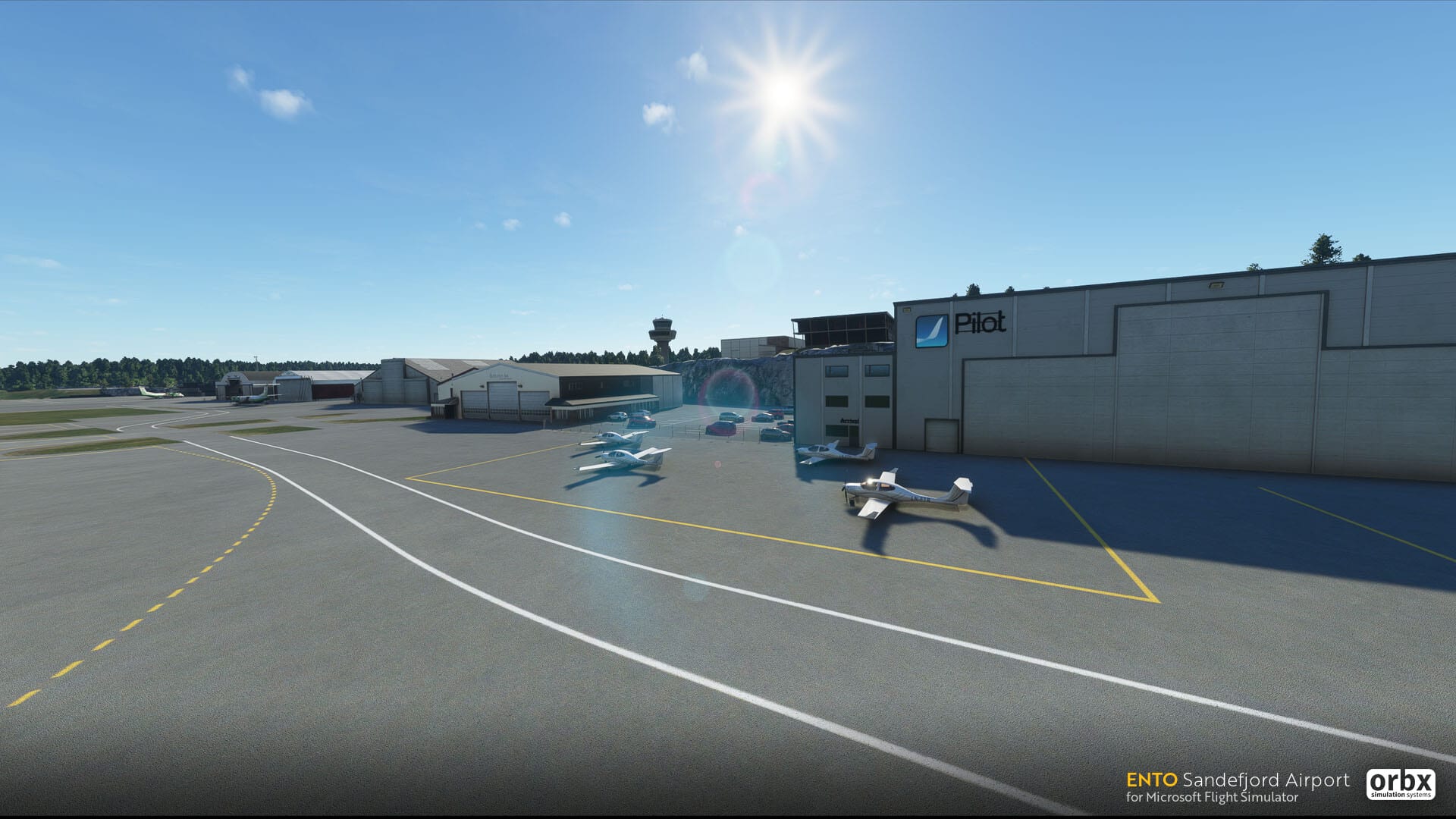 《微软飞行模拟》新图细节展示：挪威机场