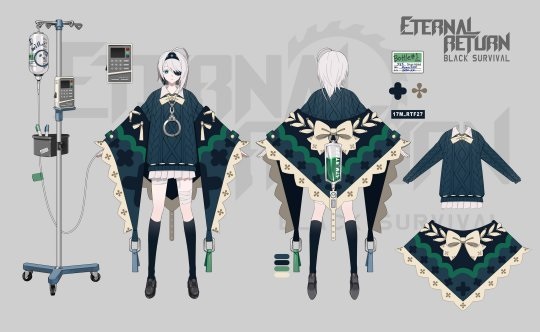 《永恒轮回: 黑色幸存者》公开四大角色新皮肤