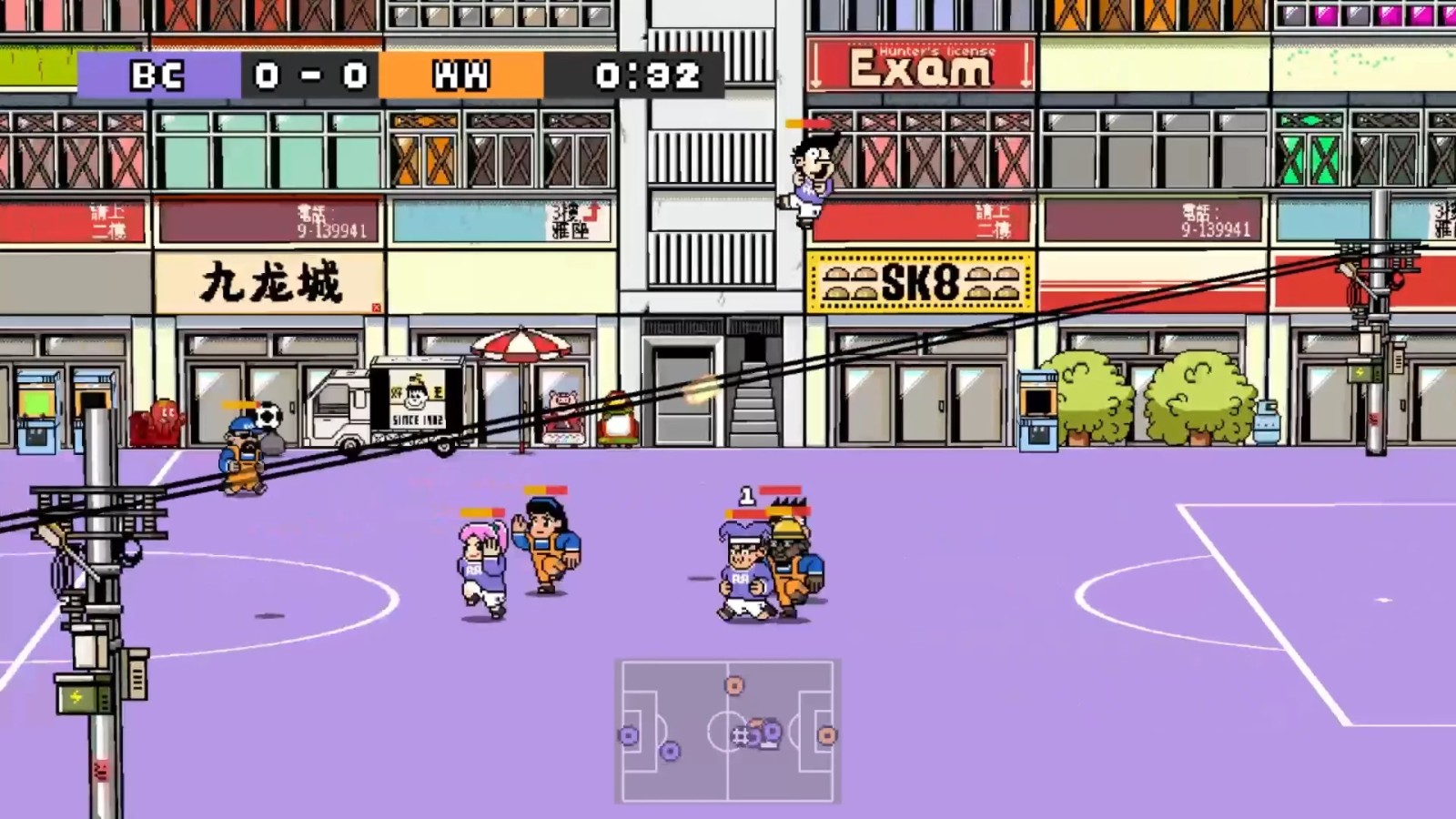 热血体育系列新作《奇怪场地足球》1月28日登陆Switch