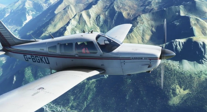 《微软飞行模拟》展示经典机型“Piper PA-28R Arrow III”