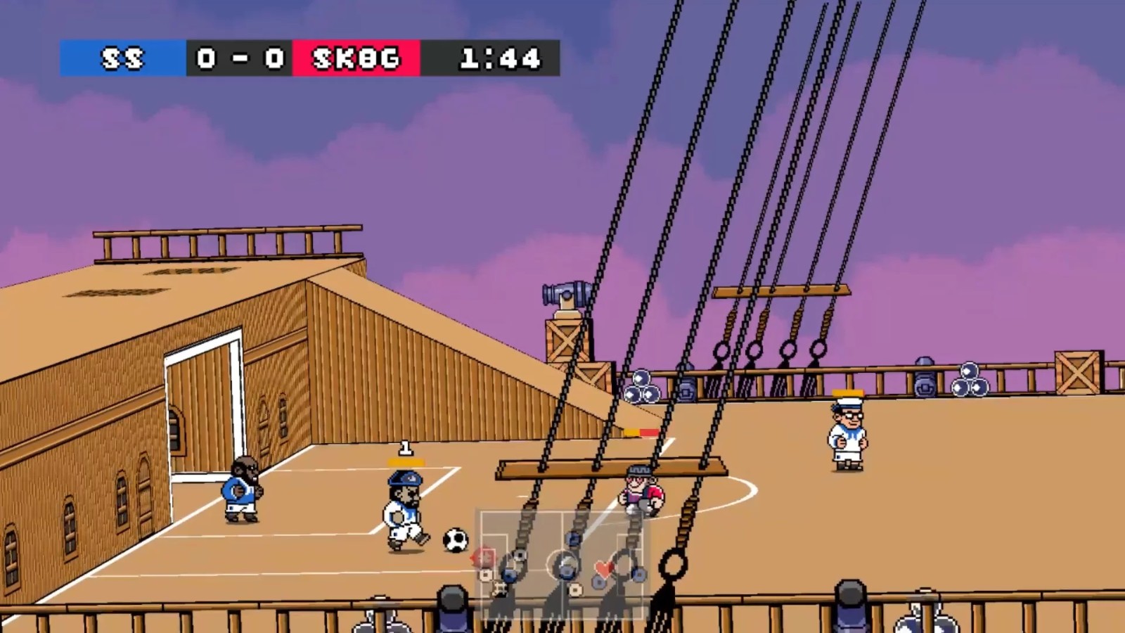 热血体育系列新作《奇怪场地足球》1月28日登陆Switch