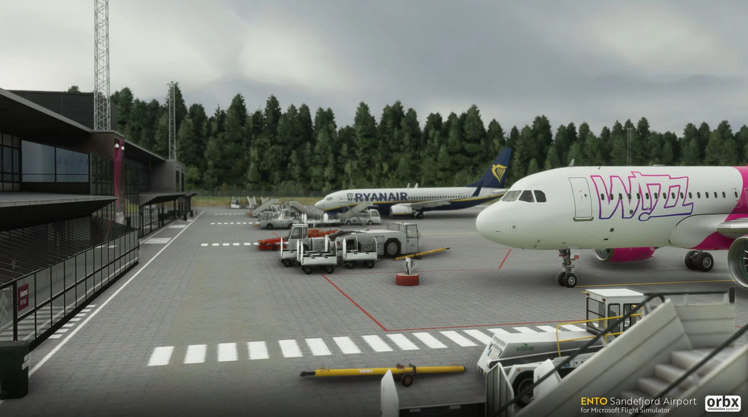 《微软飞行模拟》新图细节展示：挪威机场