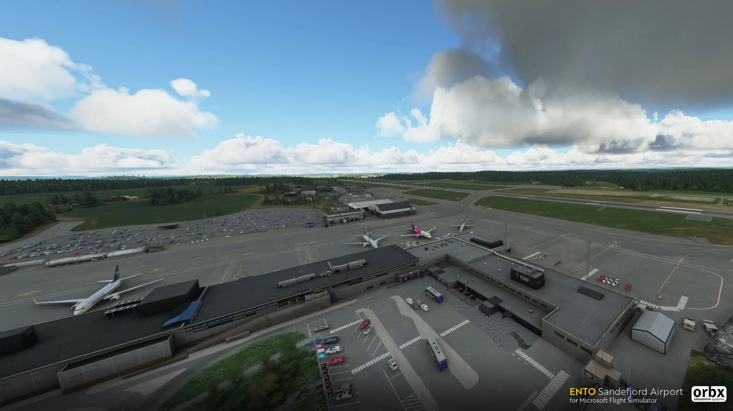 《微软飞行模拟》新图细节展示：挪威机场