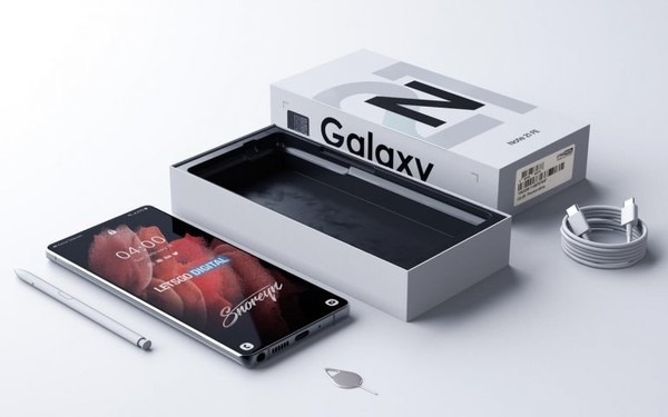 网曝三星Galaxy Note21 FE渲染图：屏幕尺寸为6.5英寸 采用塑料后壳