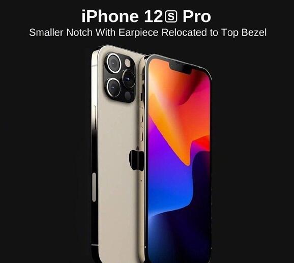 iPhone 12s Pro高清渲染图曝光：配备隐藏式听筒