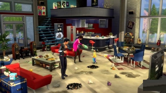 《模拟人生4》发布3个新DLC “复古风潮”、“乡村厨房”、“灰尘大作战”