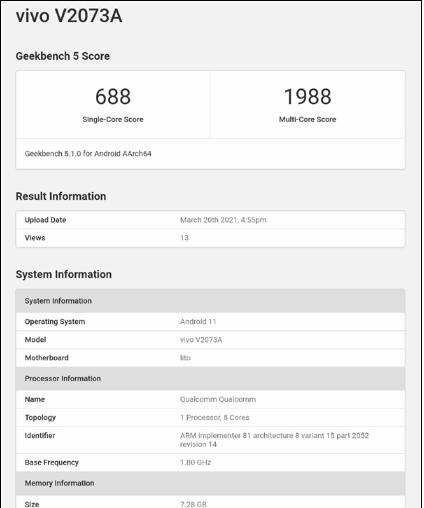 iQOO Z3系列即将登场：搭载骁龙768G芯片