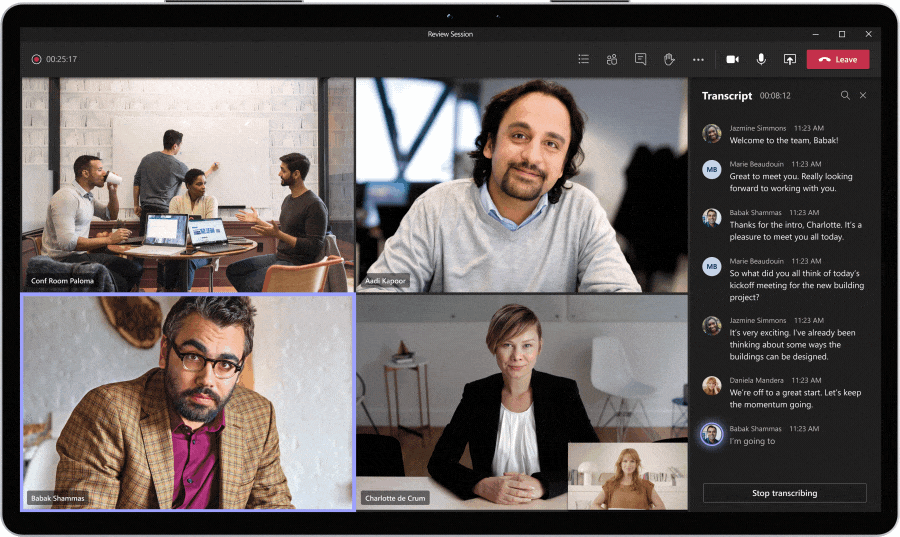 Microsoft Teams 推出实时语音转录功能 可将语音转录为字幕