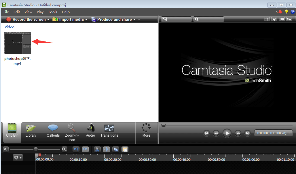camtasia studio如何添加背景音乐 camtasia导入背景音乐的技巧