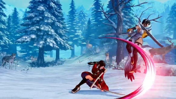 刀剑格斗游戏《侍魂：晓》DLC角色“高岭响”预告