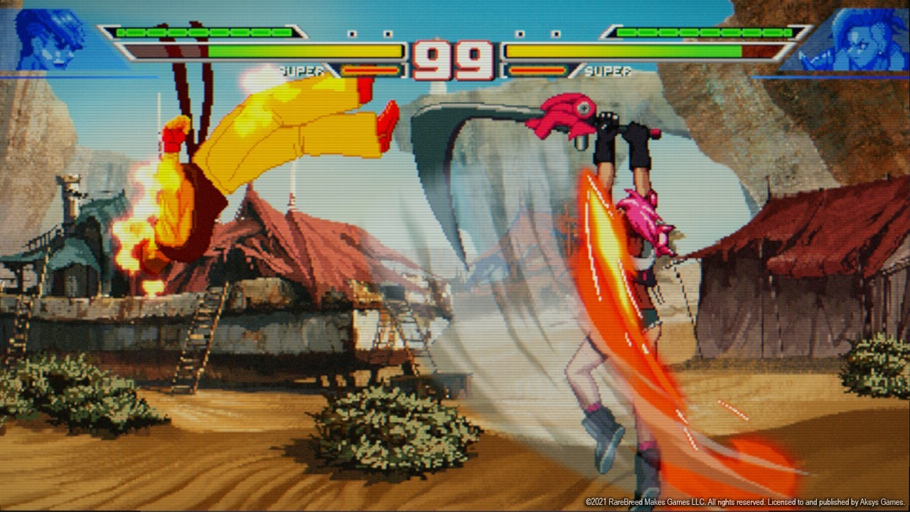 2D格斗新游《Blazing Strike》2022年春季发售 向经典致敬