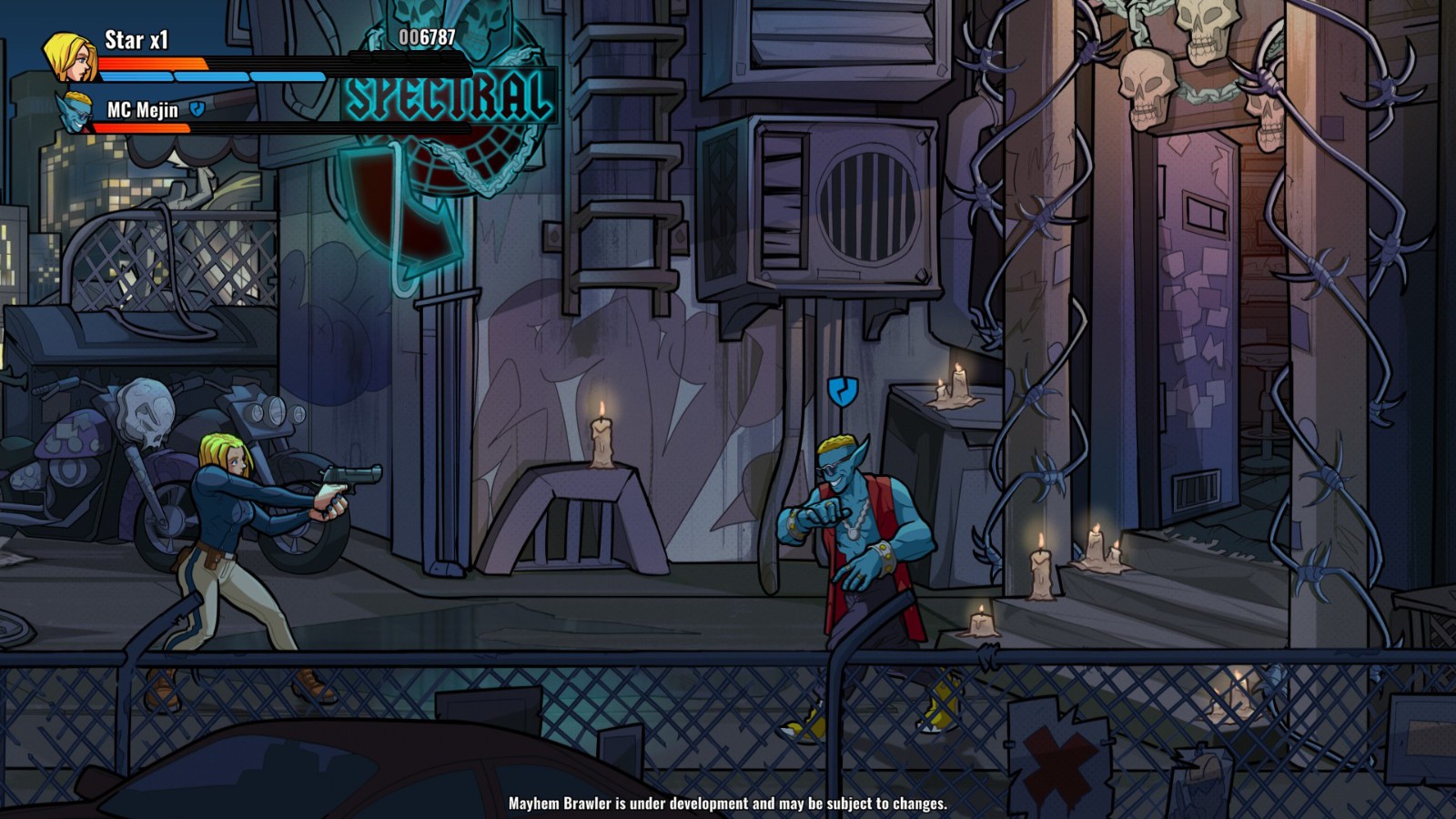 街机清版动作游戏《Mayhem Brawler》上架Steam 8月18日发售支持简中