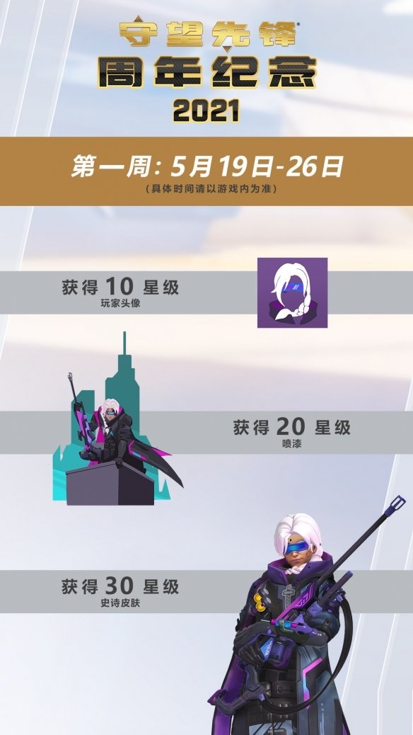 《守望先锋》迎来五周年庆典活动 登录即可获周年传奇补给