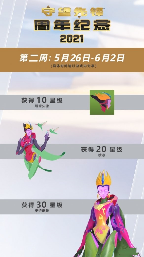 《守望先锋》迎来五周年庆典活动 登录即可获周年传奇补给