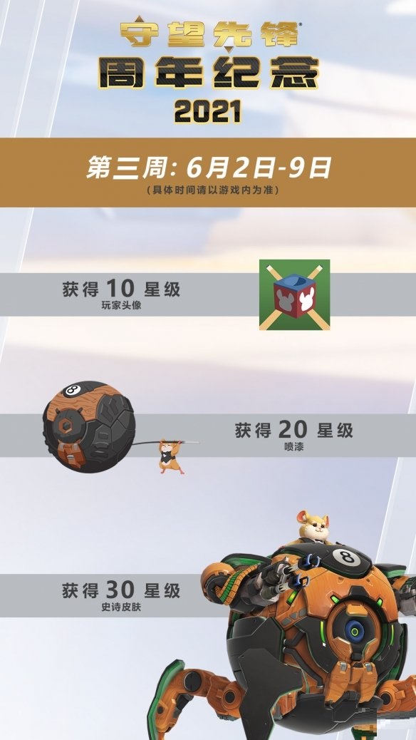 《守望先锋》迎来五周年庆典活动 登录即可获周年传奇补给