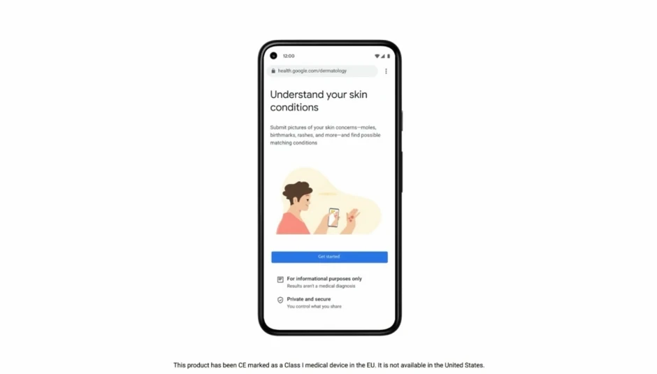 谷歌推出人性化新功能 利用 AI 工具拍照检测皮肤病