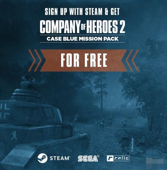 Steam喜加一：二战题材即时战略游戏《英雄连2》免费领取