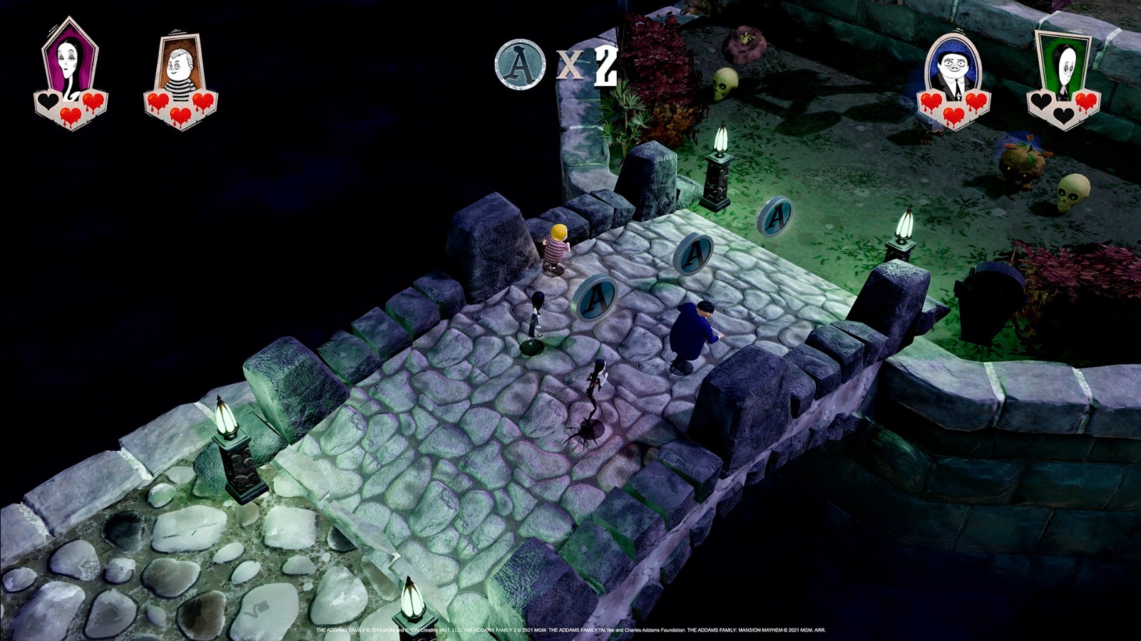 动画改编动作游戏《亚当斯一家：大厦的混乱》9月24日登陆全平台