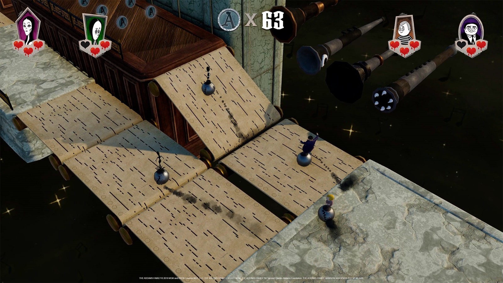 动画改编动作游戏《亚当斯一家：大厦的混乱》9月24日登陆全平台