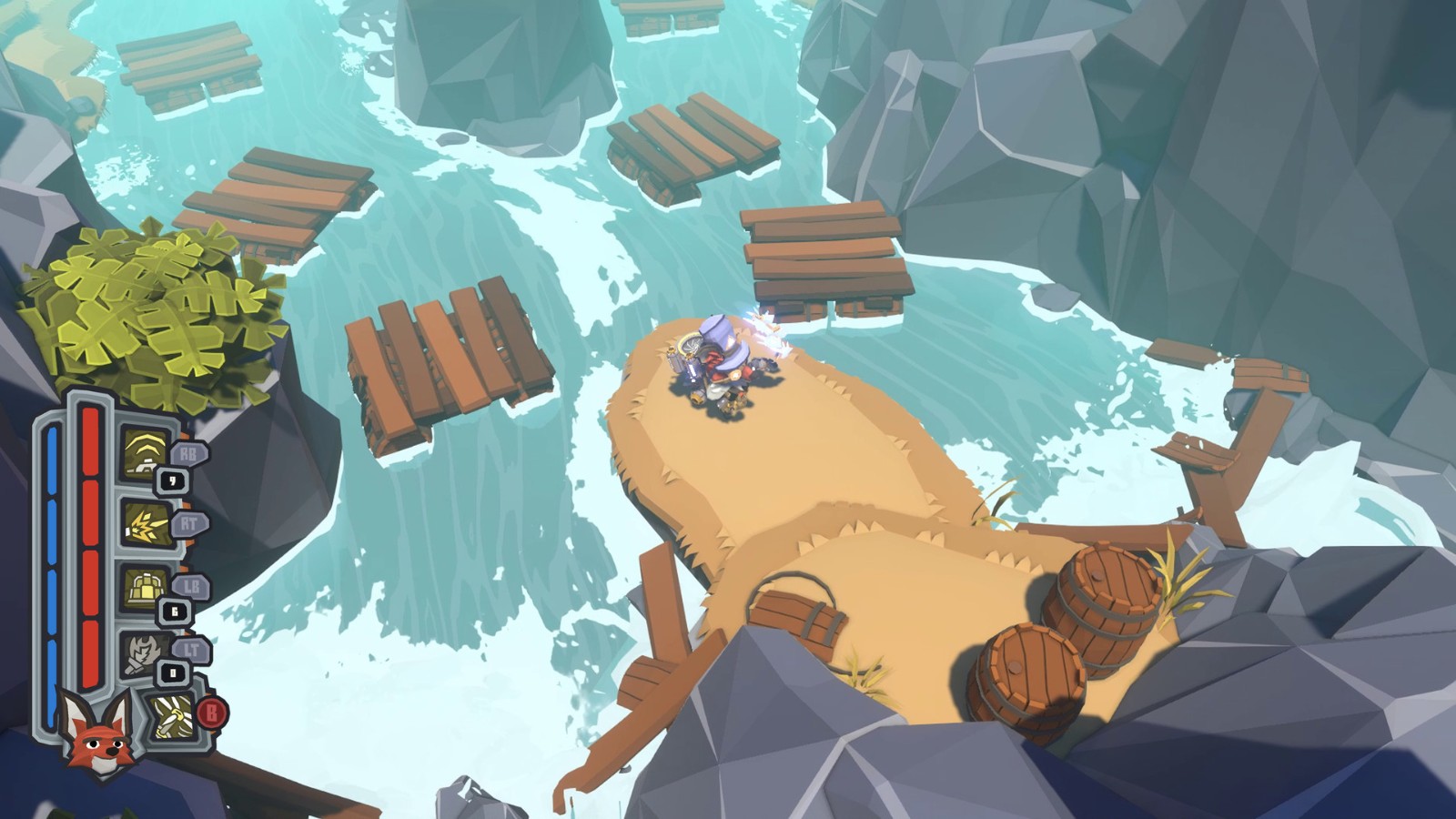 双摇杆动作冒险游戏《三只狐狸》2022年登陆各大平台