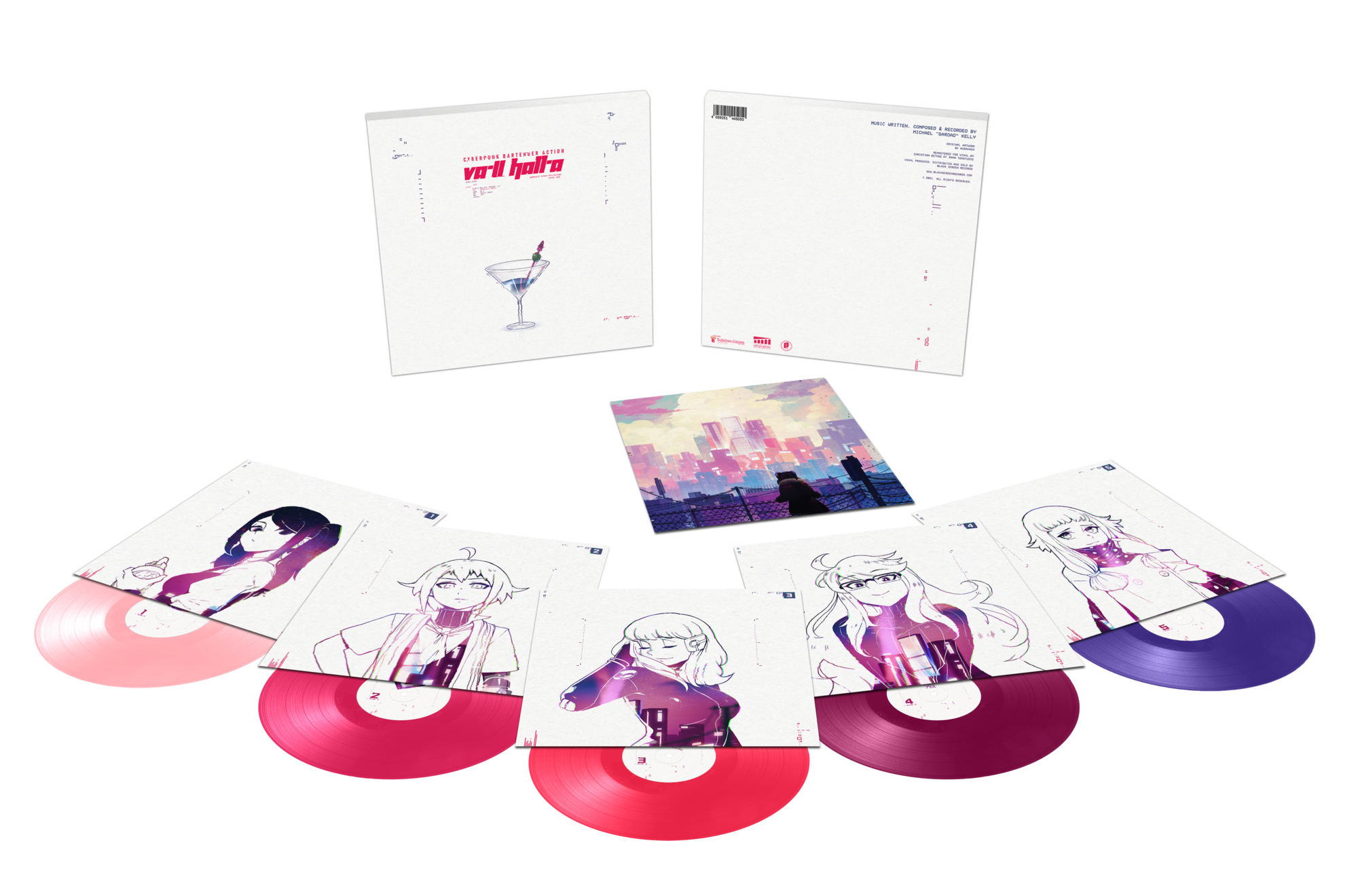 《VA-11 Hall-A:赛博朋克酒保行动》5周年黑胶纪念唱片开启预购