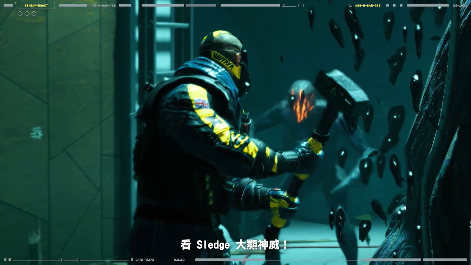 《彩虹六号：异种》“认识 REACT 特勤干员”系列影集之干员Sledge