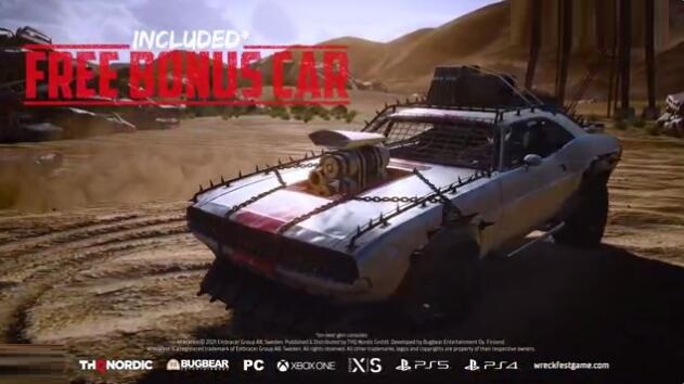 赛车竞速游戏《撞车嘉年华》正式登陆PS5和Xbox Series X|S