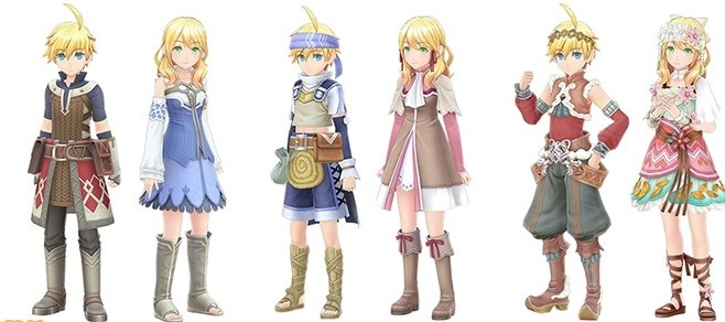 《符文工厂5》最新DLC游戏历代衣装5月20日上线 部分免费