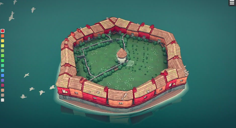 即时城镇建造游戏《Townscaper》8月正式登陆Steam和Switch